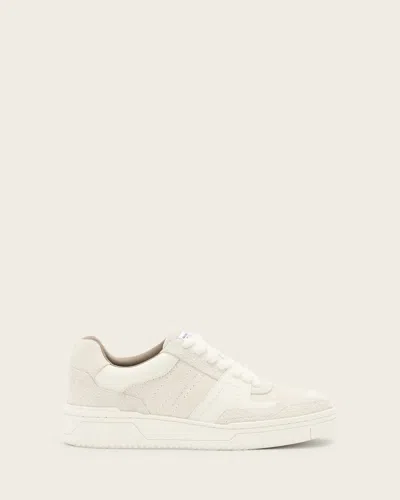 Allsaints Leather Hix Leather Trainers In White