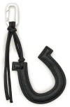 Allsaints Leather Horseshoe Keyring In Pattern