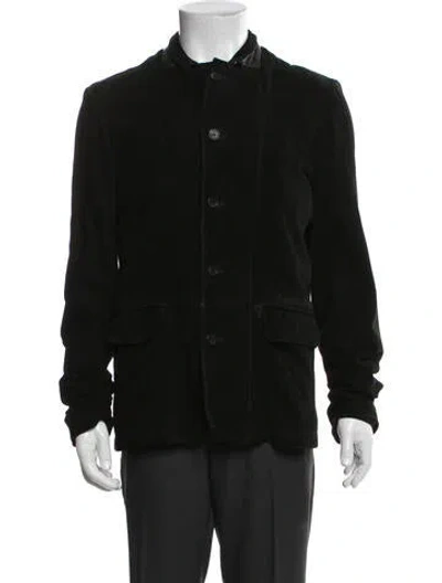 Pre-owned Allsaints Leather Jacket In Black