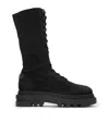 Allsaints 55mm Jay Lace-up Platform Boots In Black