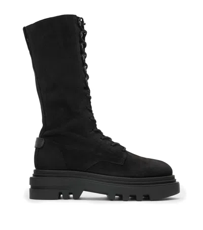 ALLSAINTS LEATHER JAY MID-CALF BOOTS