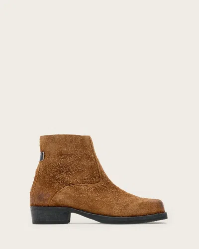 Allsaints Leather Orla Leather Boots In Brown