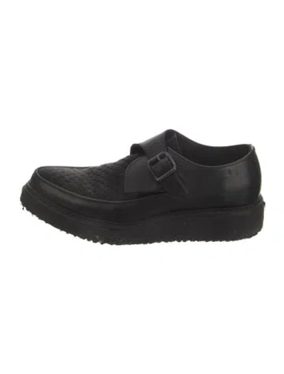 Pre-owned Allsaints Leather Oxfords In Black