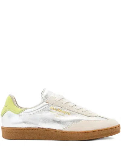 Allsaints Leather-panelled Sneakers