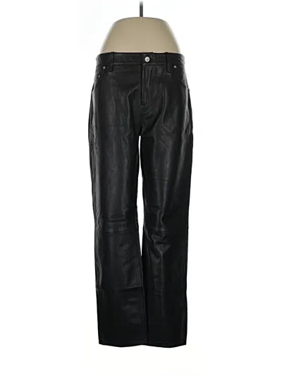 Pre-owned Allsaints Leather Pants In Black