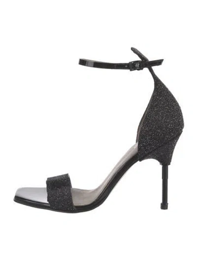 Pre-owned Allsaints Leather Patterned Sandals In Multi