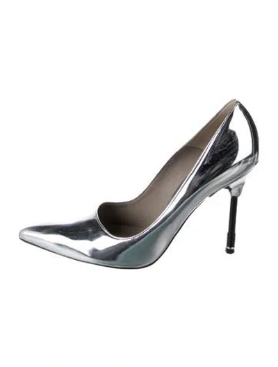 Pre-owned Allsaints Leather Pumps In Silver