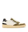 Allsaints Leather Regan Sneakers In White