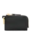 Allsaints Remy Leather Wallet In Black