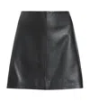 Allsaints Renai Desserto Mini Skirt In Black