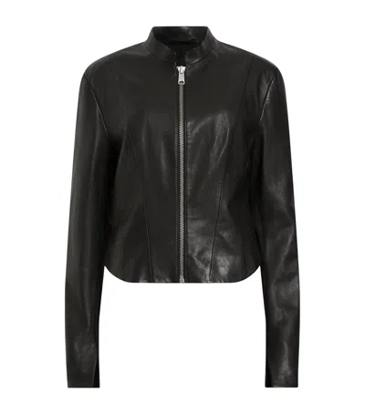 Allsaints Leather Sadler Jacket