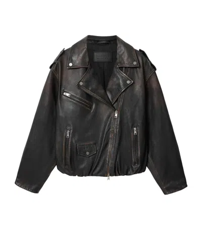 Allsaints Leather Samina Biker Jacket