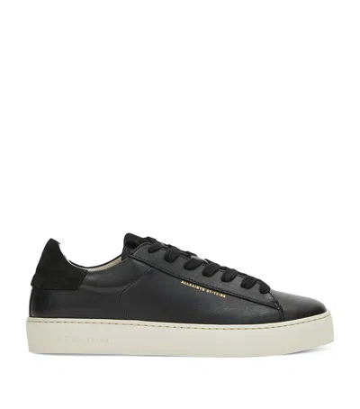 Allsaints Leather Shana Sneakers In Black