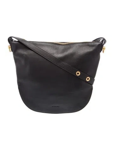 Pre-owned Allsaints Leather Shoulder Bag In Black