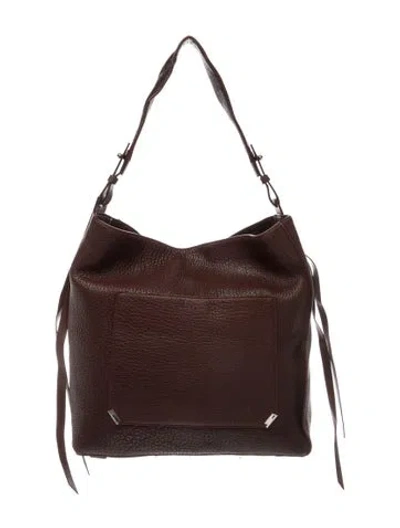 Pre-owned Allsaints Leather Shoulder Bag In Brown