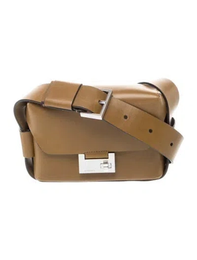 Pre-owned Allsaints Leather Shoulder Bag In Brown