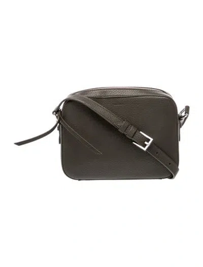 Pre-owned Allsaints Leather Shoulder Bag In Green