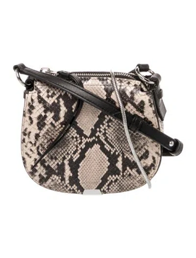 Pre-owned Allsaints Leather Shoulder Bag In Multi