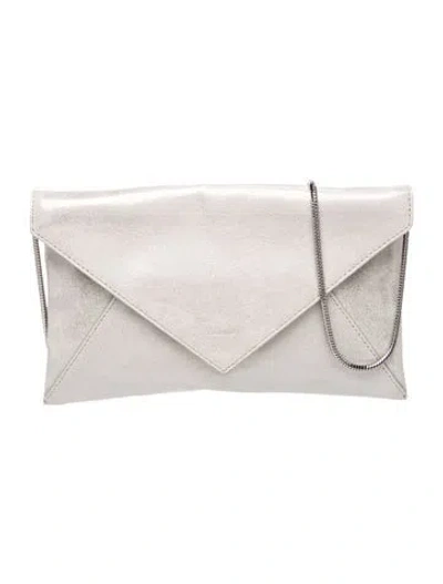 Pre-owned Allsaints Leather Shoulder Bag In Neutral