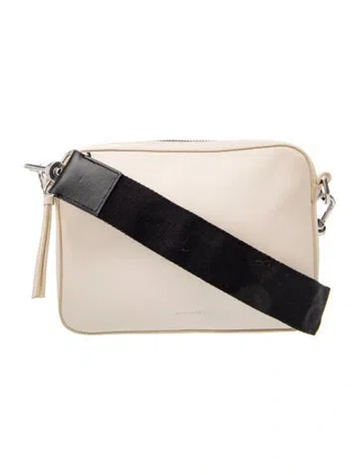Pre-owned Allsaints Leather Shoulder Bag In Neutral