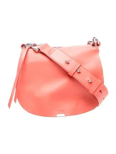 Pre-owned Allsaints Leather Shoulder Bag In Red
