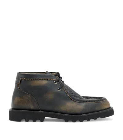 ALLSAINTS LEATHER SKIFF BOOTS