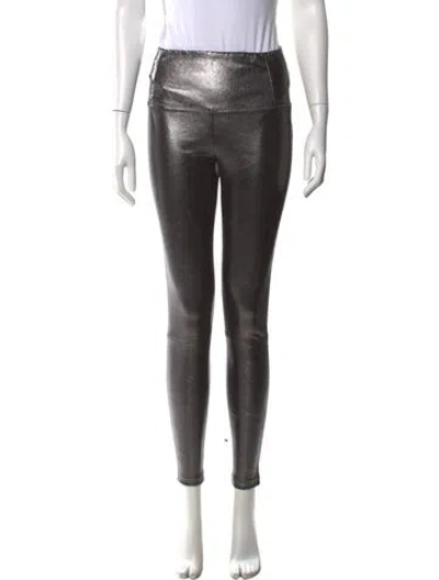 Pre-owned Allsaints Leather Skinny Leg Pants W/ Tags In Black