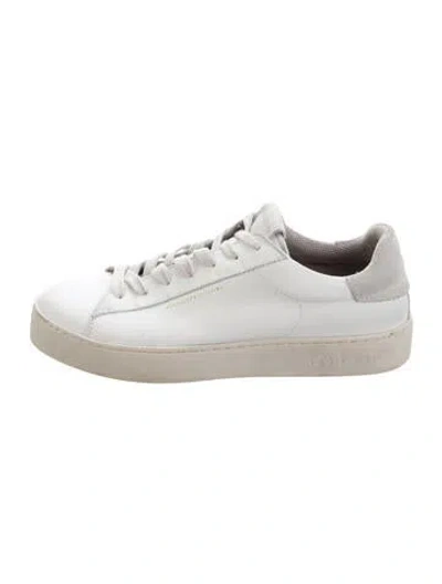 Pre-owned Allsaints Leather Sneakers In White