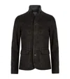 ALLSAINTS LEATHER SURVEY BLAZER