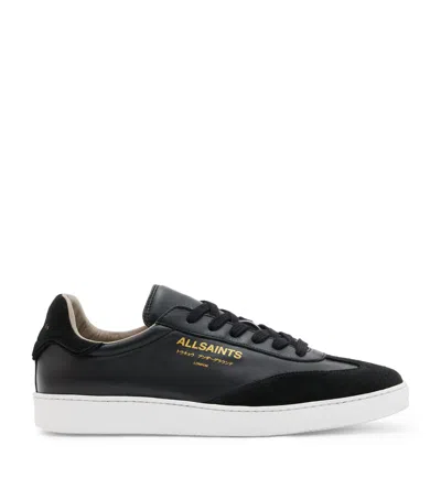 Allsaints Leather Thelma Sneakers In Black