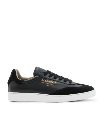 Allsaints Leather Thelma Sneakers In Black