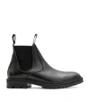 Allsaints Toby Leather Chelsea Boots In Black