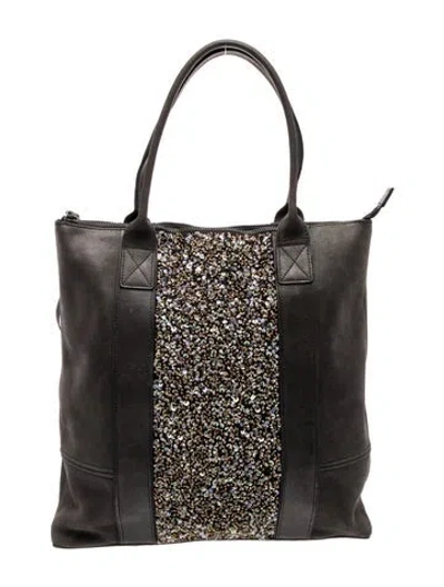 Pre-owned Allsaints Leather Top Handle Bag In Black