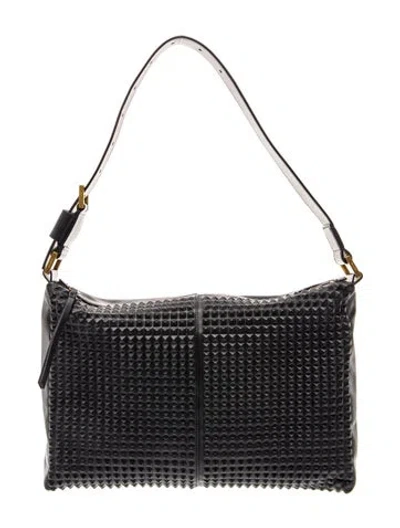 Pre-owned Allsaints Leather Top Handle Bag In Black