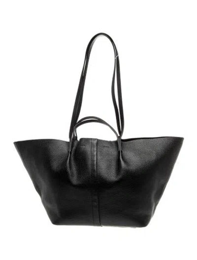 Pre-owned Allsaints Leather Top Handle Bag In Black