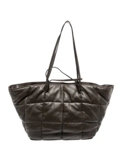 Pre-owned Allsaints Leather Top Handle Bag In Brown