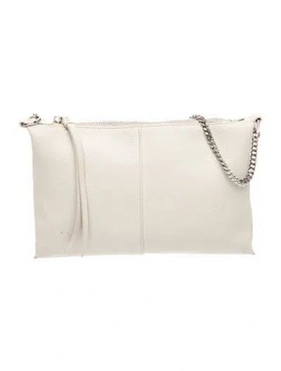 Pre-owned Allsaints Leather Top Handle Bag In Neutral