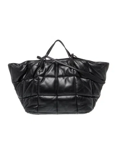 Pre-owned Allsaints Leather Tote In Black