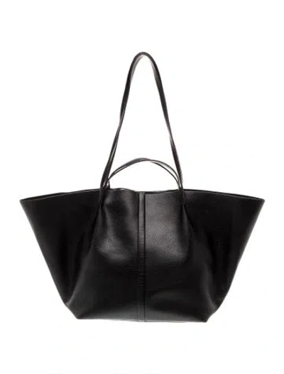 Pre-owned Allsaints Leather Tote In Black