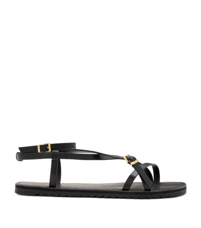 Allsaints Tyla Ankle Strap Sandal In Black