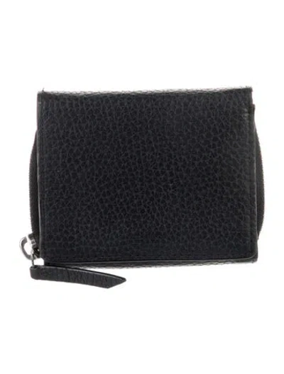 Pre-owned Allsaints Leather Wallet In Black