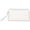 Allsaints Leather Zip Belt Bag In Roe/warm Brass