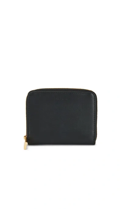 Allsaints Lena Hex Zip Wallet In Black