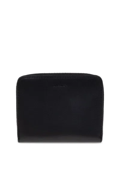 Allsaints Lena Zip Wallet In Black