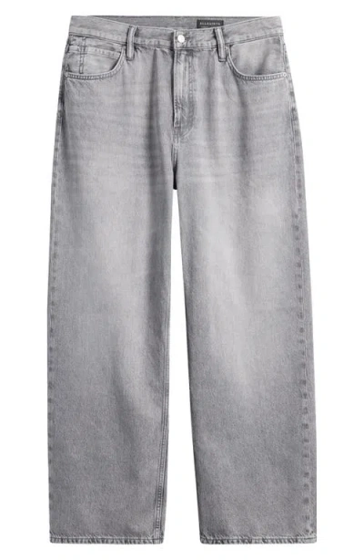 Allsaints Lenny Straight Leg Jeans In Gray