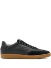 Allsaints Leo Low-top Aneakers In Black