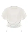 Allsaints Leslie Drawstring T-shirt In White