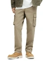 Allsaints Lewes Slim Fit Cargo Trousers In Faded Khaki