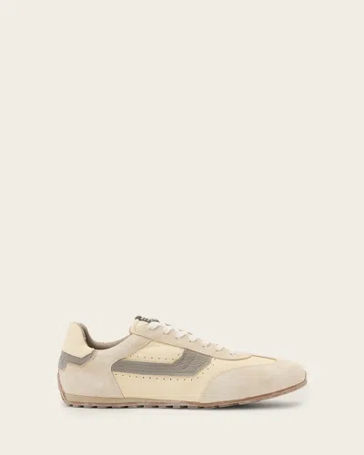 Allsaints Liam Suede Hex Low Top Sneakers In Multi