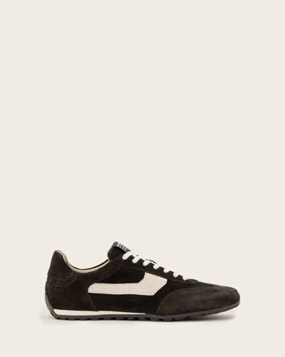 Allsaints Liam Suede Hex Sneakers In Multi